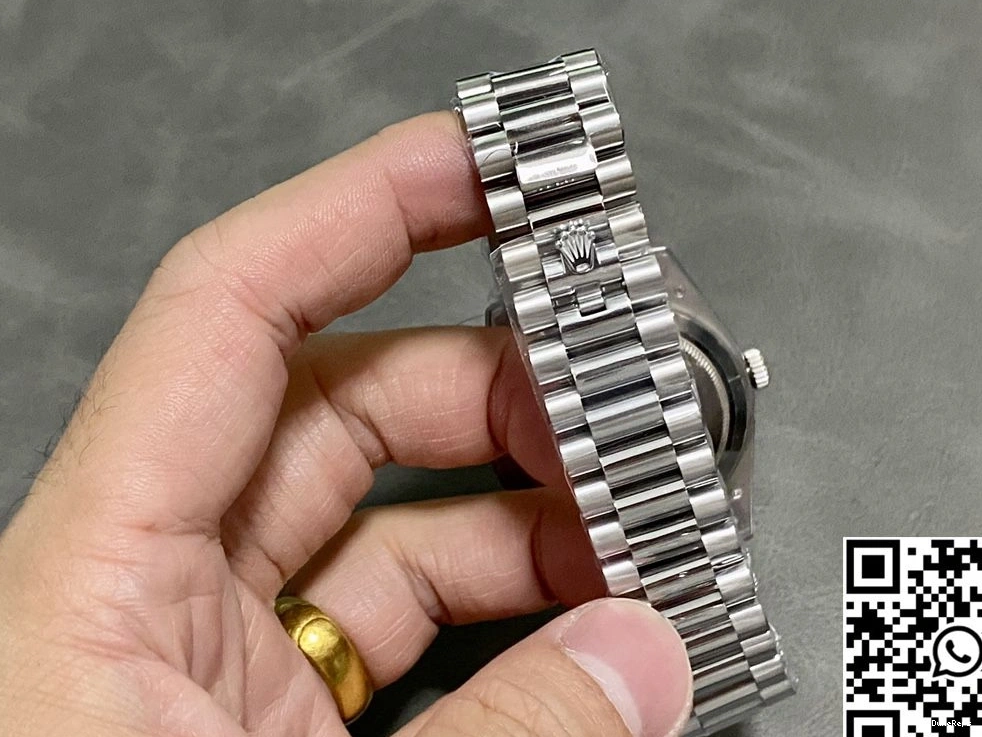 Day QF v5 M228239-0004 Rolex Black Factory Dial Date Steel Tungsten 1224